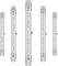 Queeplo 6 Stück R7S Halogen Leuchtmittel 160W 230V Dimmbar Warmweiß,118mm R7S Halogenstab