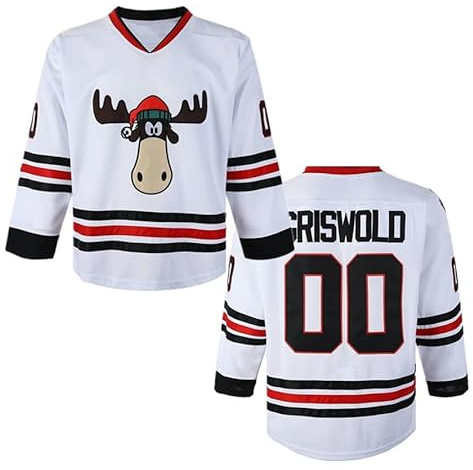 #00 Griswold Movie Hockey Jersey Stitched Mens X-Mas Christmas Trikots