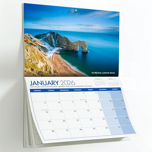 Calendar 2026 UK Family Calendar Wall Planner Jan 26 to Dec 26 - UK A3 Large Wall Planner For Home, Office, Uni Students