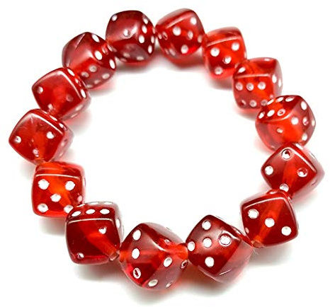 Kalttoy Elegant Färgglad Akryl Rolig Spel Lycklig Tärning Färgglada Tärningar Pärlor Smycken För Daglig Kläder Broscher För Kvinnor Mode, En storlek, enligt beskrivningen