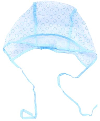 Mipcase Cuffia Monouso per Colorazione Chioma e Mèches 12 Pezzi Taglia Unica Protezione Collo Pellicola Plastica, per Saloni di Bellezza e Parrucchieri Professionisti