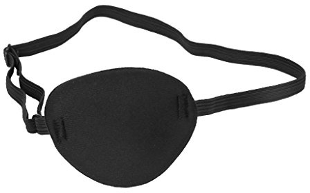 Piraten Augenklappe Maske Auge Schatten Plain Möchtest Kostüm für Erwachsene Lazy Eye S