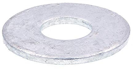 Prime-Line 9080383 Flat Washers, USS, 3/4 in. X 2 in. OD, Hot Dip Galvanized Steel (10 Pack)