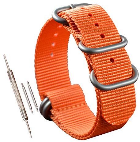 MZBUTIQ Uhrenarmband Nylon Watch Straps (18 19 20 21 22 23 24 25 26 28mm)