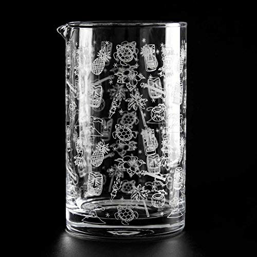 Urban Bar Cocktail Mixing Glass Jug in Gift Box, Tiki Decoration, 80cl Model No UB4885