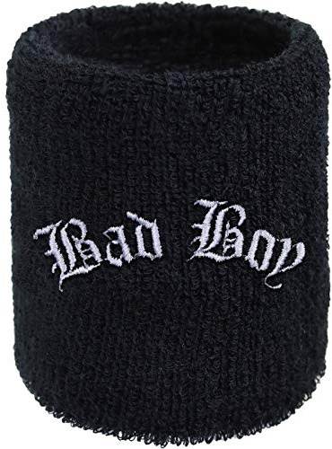 EXPRESS-STICKEREI Schweissband Biker Bestickt & Absorbierendes Frottee Designer Schweißband | Sport-Wristband Geburtstag Schweiß-Armband Festival Accessoire Rocker Konzert