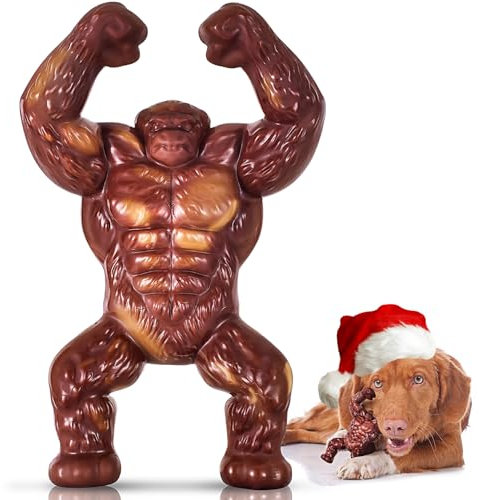 LUKITO Dog Toys Indestructible, Dog Chew Toys for Aggressive Chewers, Tough Dog Toys for Boredom Teeth Cleaning