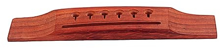 Toyvian Redwood Acoustic Guitar Bridge Saddle Gq297 for DIY with Vintage Look and Easy Mount