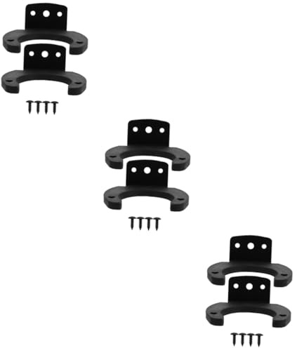 Mikinona 6 Stk Mikrofonhaken Mikrofon Wandhalterung Mikrofonständerhalter Mehrere Mikrofonhalter Mikrofon-wandhalterung Mikrofonhalterclip Karaoke Mikrofonständer Schreibtisch Schmiedeeisen