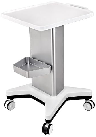 Medizinischer Rollwagen mit Box, Rollwagen mit leisen Rädern, Tragkraft 50 kg, mobiler Mehrzweckwagen für Zahnmedizinisches Labor, Schönheitssalon, Büro