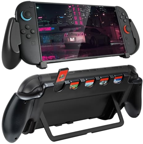 Mcbazel Konsolhandtag för NS Switch 2 med Platser för 5 NS Switch 2 Spel
