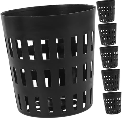 TOYANDONA 10pcs Plastic Net Cups Aquatic Plant Baskets Mesh Screen Plant Pots for Hydroponics Garden Containers