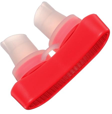 Dispositivo di Ventilazione Nasale in Silicone Abs per Ridurre il Russare | Supporto per Respirazione Nasale, Uso Domestico Notturno, Rosso, Carbonio Attivo