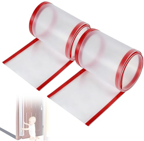 2 pcs Fingerklemmschutz Türen für Kinder, 18x120CM Tür Fingerschutz Finger Klemm Schutz, Klemmschutz Tür Selbstklebend für Klassenzimmer, Kindergarten, Schlafzimmer (2PCS)