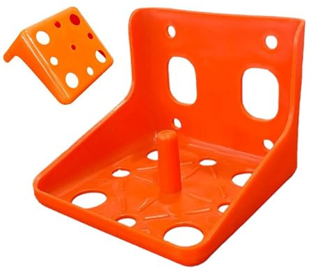 Porta di sale - Alimentatore per contenitore minerale, supporto per blocco di leccare il bestiame, stazione minerale resistente alle intemperie, accessorio per alimentazione degli animali da