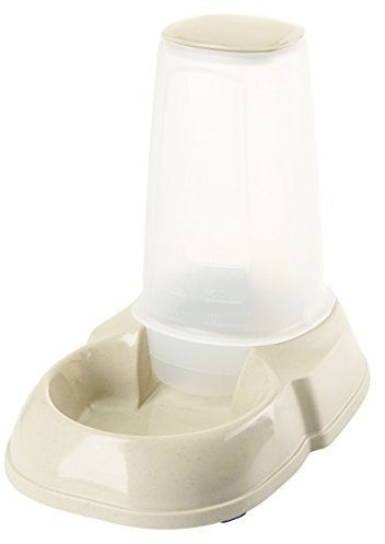 Kerbl Maya 81980 - Dispensador de Agua (estación de Agua con 1,5 litros, 27 x 18 x 24 cm, depósito de Agua de plástico, 2 Piezas)