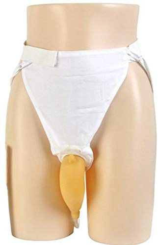 QMZDXH Bolsa Colectora Silicona Orina,Hombres Mayores Bolsa de Orina Incontinencia Portátil Male Urinario Orina Botellas 1000 Ml