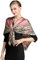 ANDANTINO Schal aus 100% Seide, 109,2 cm, groß, quadratisch, leicht, Kopftuch und Schal, für Damen, mit Geschenkverpackung, Leopardenmuster - Rosa, Large