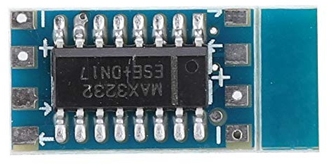 Cuifati 10 Stück RS232 zu TTL Konverter Modul Board Adapter MAX3232 120kbps 3-5V
