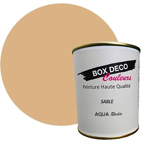 Aqua Radia - Vernice termosifone a base di lacca acrilica, effetto velluto-raso, 750 ml, 7,5 m², colore: Beige sabbia