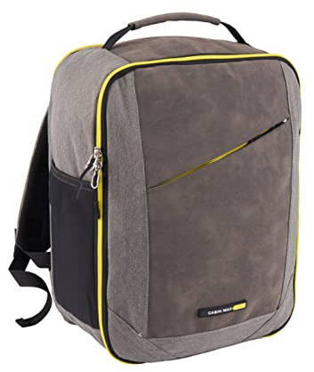 Cabin Max Handgepäck-Rucksack Backpack Reiserucksack Ryanair 40x30x20 24L | 40x30x20 cm komprimierbar auf 40x30x15, Ryanair, EasyJet, Wizz Air, Vueling, Volotea, Transavia, Air Lingus, 24L