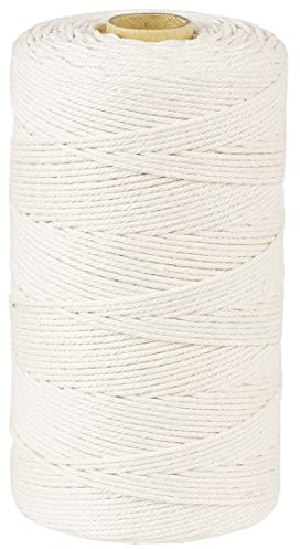 PerkHomy 335 M / 1100 Feet Cotton Butchers Twine String 2mm for Cooking, Food Safe Crafts, Bakers Kitchen, Butcher Meat, Turkey, Sausage, Roasting, Gift Wrapping, Gardening, Crocheting & Knitting