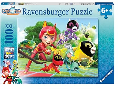Ravensburger - Puzzles XXL Petronix Defenders | Puzzle 6 Años O Más | Regalo Niño 6 Años O Más De 100 Piezas | Rompecabezas Niños De 36 X 49 Cm Puzzle