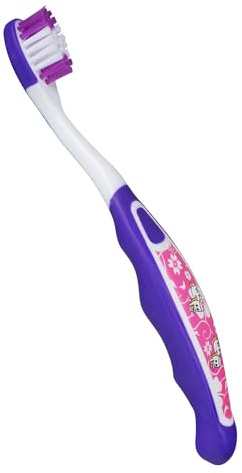 Wellsamed Sparset mit 24 Stück Kinderzahnbürsten Lila mit Einhorn-Aufdruck, ideal für Kinder und Babys von 0-6 Jahren