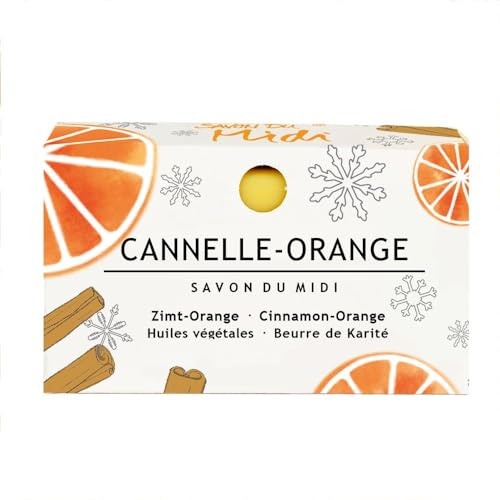 Savon du Midi Soap with Karite Butter, Cinnamon Orange, 100g (1)