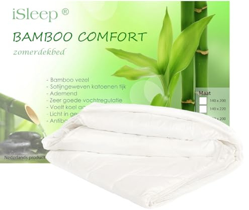 iSleep piumino estivo in bambù Comfort (140x200 cm)