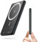 NOHON Batería Externa Magnético Power-Bank: 5000mAh 8MM Slim Powerbank Inalambrico Cargador Portátil con USB-C Carga Rápida 20W PD Compatible con iPhone 16/15/14/13/12 Mini/Pro/Pro MAX(Gris Negro)