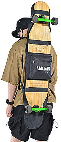 Glamattire Electric Skateboard Backpack Bags for Men Women, Skateboard Bag Foldable Travel Bag, Longboard Surfskate Regular Skateboard Carrier Covers Bag for Men Women