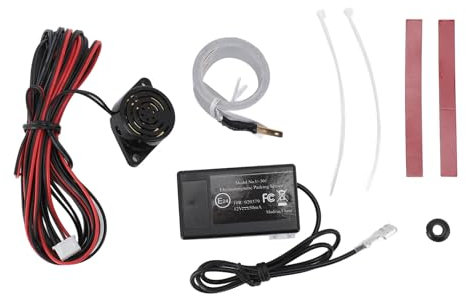 Electromagnetic Reverse Backup Sensor System, 360 Degree Detection, Buzzer Alarm for Car, Simple Installation
