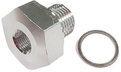 Auto-Ölsensor-Adapter - Öldruckprüfer-Sensoradapter 1/8 NPT - Universeller Öldruckmesser-Sensor-Adapter, passend für alle Automodelle