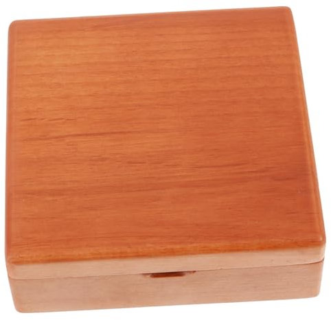 COHEALI Kasten Siegelkasten Aus Holz Kalligraphie-stempelkissen-Organizer Tintenpastenbehälter Stamper Aufbewahrungshalter Für Siegel Aus Holz Stempelhalter Light Brown