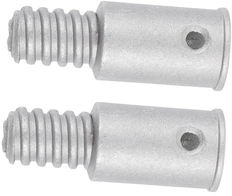 SEWOART 2stücke Ersatzgewinde Für Besenstiel Metall Gewindeenden Adapter Für Verlängerungsstange Geeignet Für Besen Und Wischmopp Langlebig Und Rostfrei