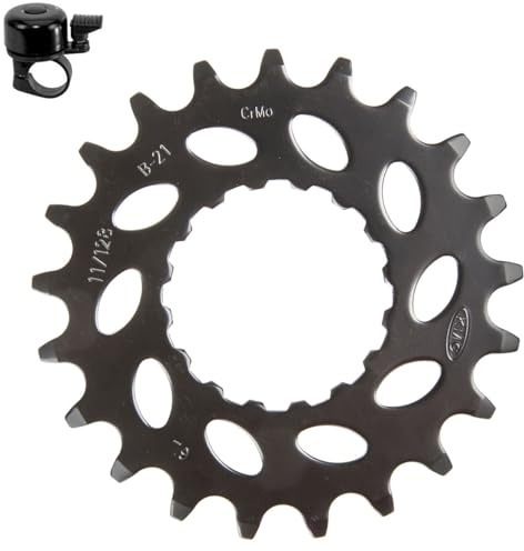 KMC 21 Zähne Bosch Gen. 2 Kettenblatt 1/2 x 11/128 E-25 inkl. maxxi4you Fahrradklingel