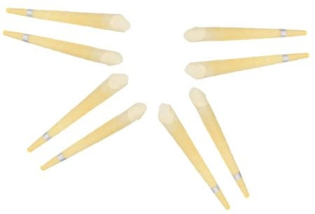 Baluue Große Trompetenförmige Ohrenkerzen 8 Stück aus Natürlichem Bienenwachs mit Aromatherapie und Sicherheitsmarkierung zur Ohrenschmalzentfernung und Entspannung