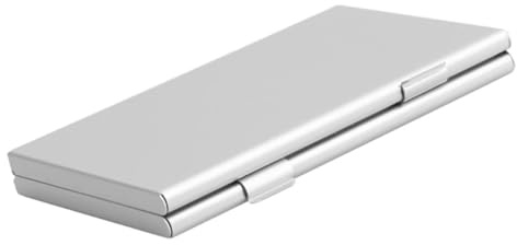 Quystetes Estuche Porta Tarjetas SD y TF de AleacióN de Aluminio, Doble Capa de Gran Capacidad con Ranuras EVA para 6 Tarjetas SD y 12 Tarjetas TF