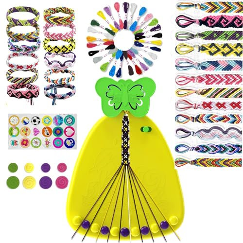 AmzFwing freundschaftsarmbänder Making Kit Spielzeug, Kunst und Handwerk für Kinder, für Mädchen und Jungen im Alter von 6 7 8 9 10 11 12 Jahre alte Kinder DIY Armband Making Kit.