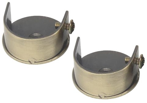 Zxfdsfdbnm Supporto per bastone per tende in lega per aste da 28 mm, accessorio per la decorazione della casa