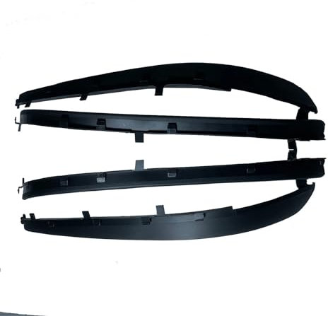 Wivplex Neue Kotflügel-Rad-Augenbrauenbogen-Verlängerungen, Kotflügel, for Jeep, Grand Cherokee Trailhawk 2012-2021 2013 2014 2015 2016 2017 Kotflare -Flare -Abdeckung
