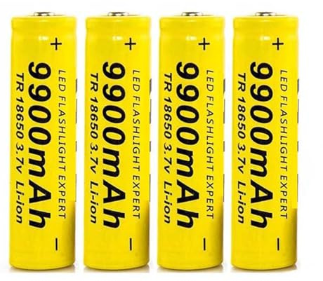 HUOYALU Paquete de batería Recargable 3.7V 9900 mAh Batería de Iones de Litio de Alta Capacidad, Cubierta con el botón para el Paquete