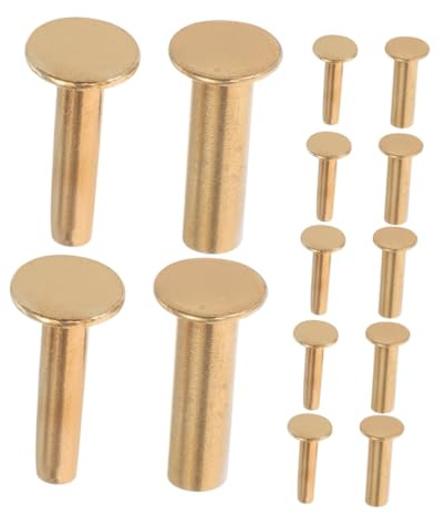 WEKADRIN Remaches Para Mangos De Cuchillo De 1,4 Cm De Cobre Pasadores Para Mangos De Cuchillo Accesorios Para Bricolaje De Cuchillería 7 Pares