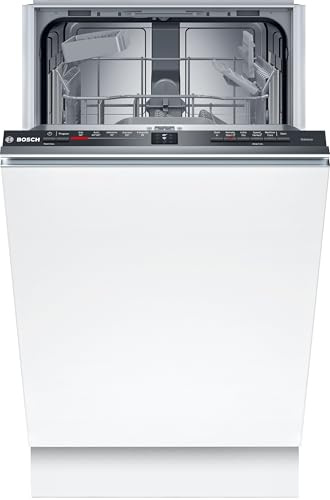 Bosch Series 2 SPV2HKX02G Fully Integrated Slimline Dishwasher, 45cm | 5 programmes, Vario baskets, 4 options, Info Light, 3/6/9hr time delay, 46dB, 8.9L, 10 place settings