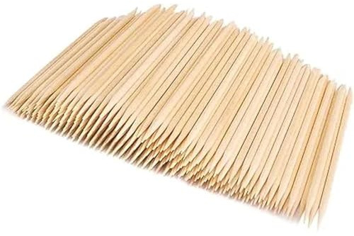 Yorrimmu 300 Pcs Palitos de Naranjo Manicura, Palos de Madera Naranja, Palitos de Naranja para Uñas, Palo de Cutícula de Uña para Manicura Pedicura Nail Art