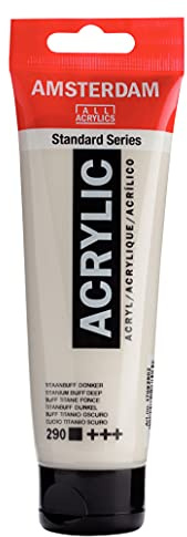 Amsterdam Standard Serie Acryl Tube 120 ml Titanium Buff Deep 290 (17092902)