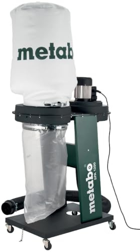 Metabo SPA 1200 (601205380) L Class Chip & Dust Extraction Unit, 65L / 240V | Raw air extraction device for (semi) stationary wood processing machines, 100mm Tube