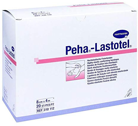 PEHA-LASTOTEL Fixierbinde 8 cmx4 m 20 St