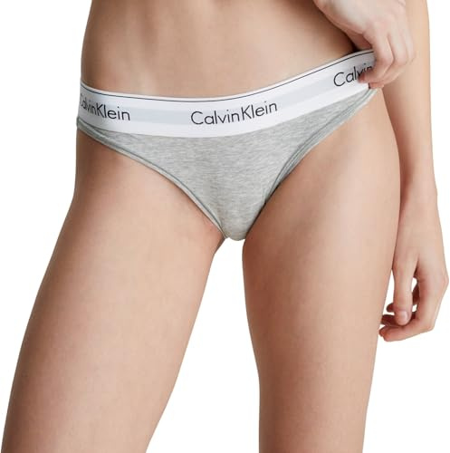 Calvin Klein dam Bikini byxor Bikini 0000f3787e, Grå (Grey Heather), XS